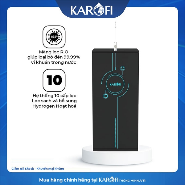 Máy lọc nước Karofi ERO100V – Mẫu 2023