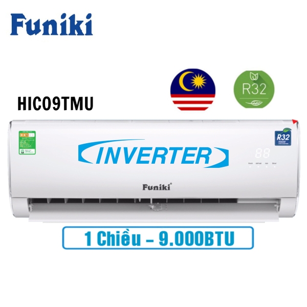 Điều hòa Funiki Inverter 1 chiều 9000BTU HP HIC09TMU