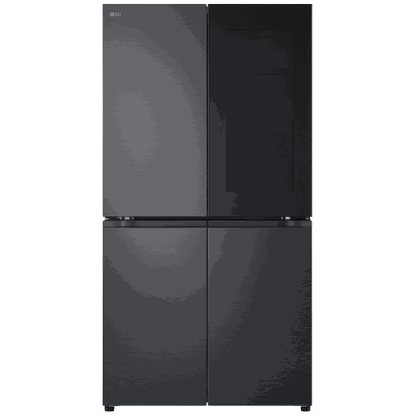 Tủ lạnh LG French door InstaView màu đen lì 666L LFB66BLMI