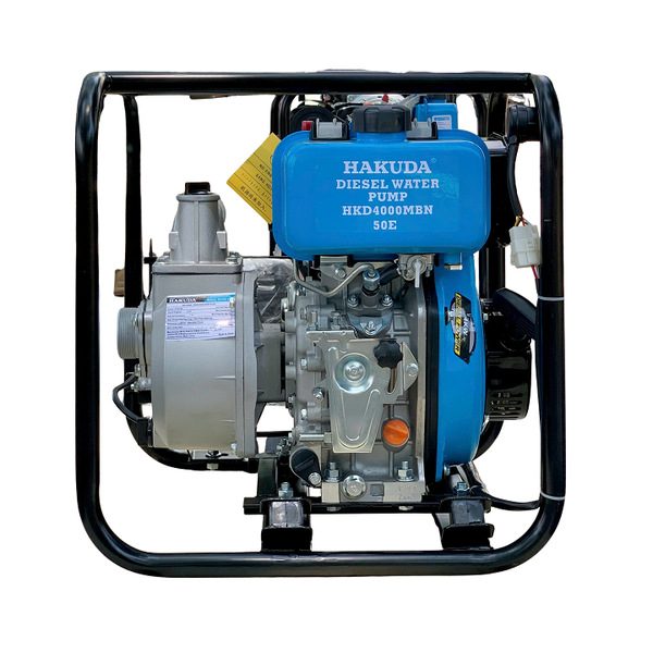 Máy Bơm Nước Chạy Dầu 4KW Hakuda HKD4000MBN50E Có Đề