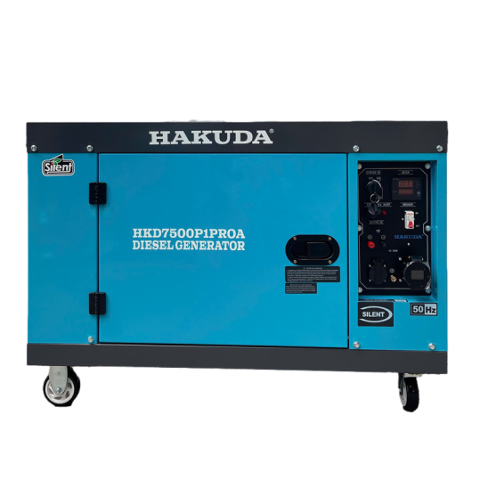 Máy Phát Điện Chạy Dầu HAKUDA 7KW HKD7500P1PROA Siêu Cách Âm