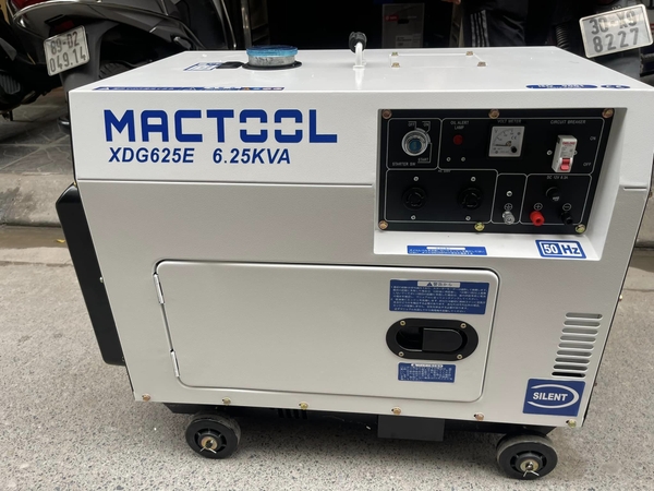 Máy Phát Điện Chạy Dầu 5Kw Mactool XDG-625E