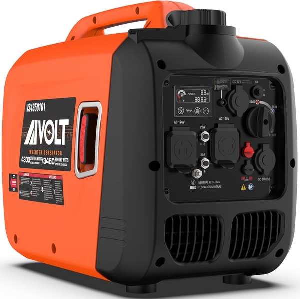 Máy Phát Điện Chạy Xăng 3Kw Aivolt VS4350101 Inverter Siêu Cách Âm