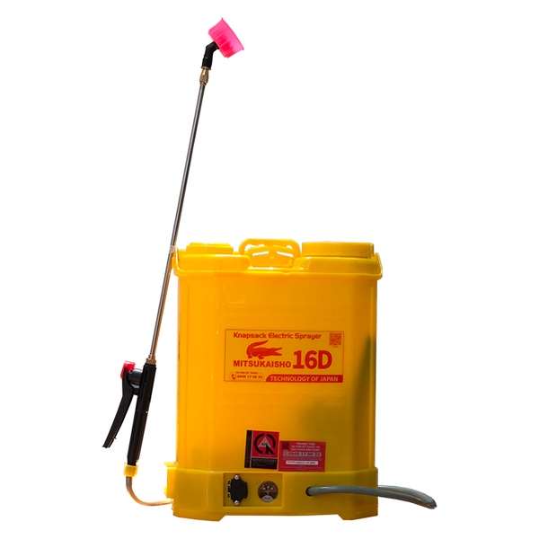 Bình Xịt Điện Ác Quy 12V Mitsukaisho 16D 16 Lít