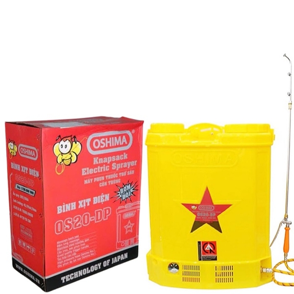 Bình Xịt Ắc Quy Oshima 20 Lít OS20DP Bơm Đôi