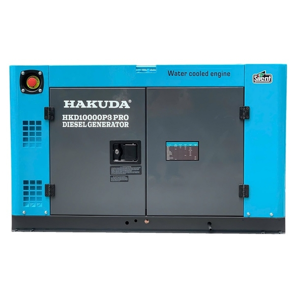 Máy Phát Điện Chạy Dầu HAKUDA 10KW HKD10000P3PRO 3 Pha Siêu Cách Âm