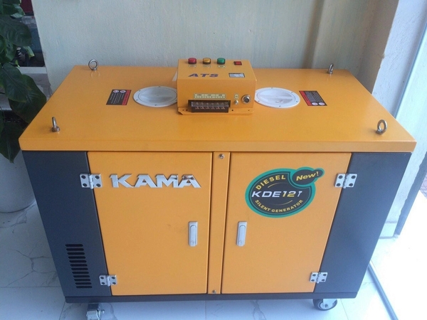 Máy Phát Điện Chạy Dầu 10Kw Kama KDE12T-3