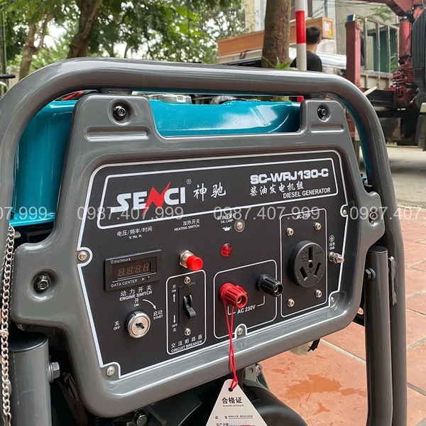 Máy phát điện chạy dầu 10kW Senci SC-WRJ130-C