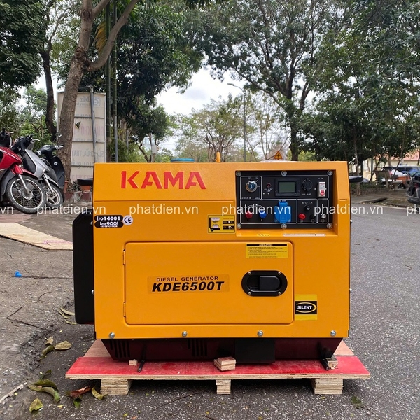 Máy Phát Điện Chạy Dầu 5Kw Kama KDE6500T