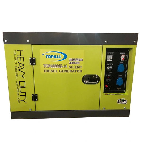 Máy Phát Điện Chạy Dầu 5Kw Topall TOP6800SE-N