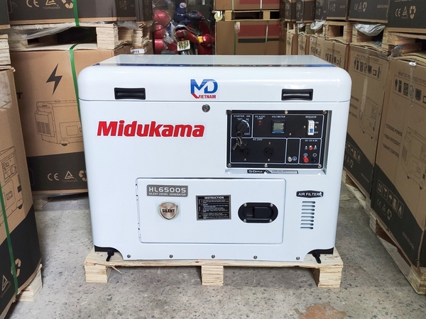 Máy Phát Điện Chạy Dầu 5KW Midukama HL6500S