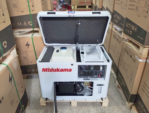 Máy Phát Điện Chạy Dầu 5KW Midukama HL6500S