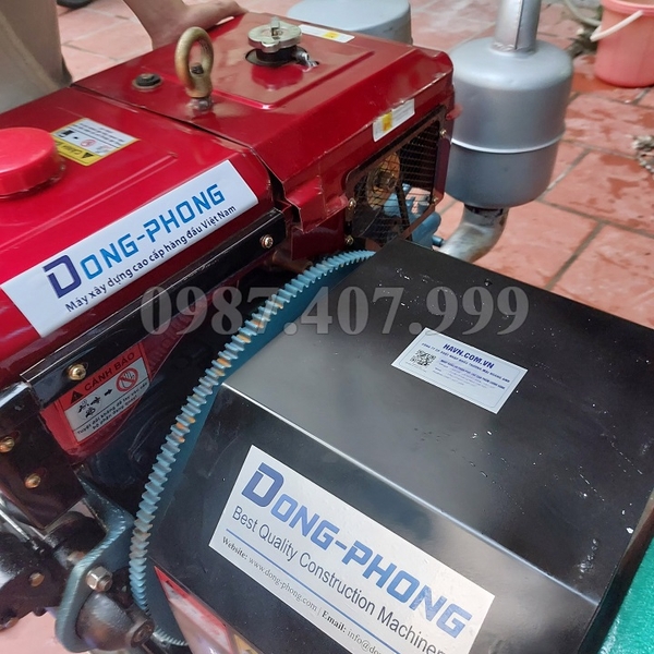 Máy Phát Điện Đầu Nổ Hoàng Anh 35HP 30KW 3 Pha (D35 Mát Nước, Đề)