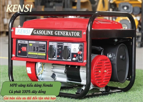 Máy Phát Điện Chạy Xăng Kensi 3Kw 3500