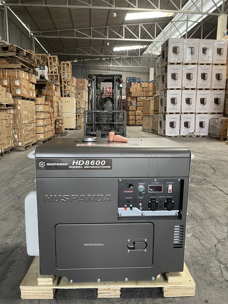 Máy Phát Điện Chạy Dầu 7Kw Huspanda HD8600