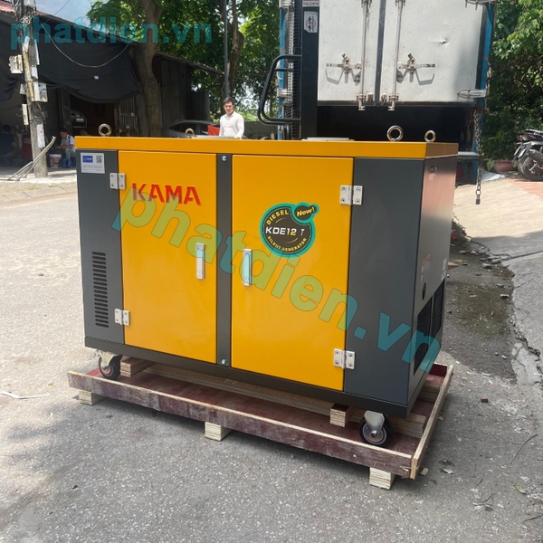 Máy Phát Điện Chạy Dầu 10Kw Kama KDE12T-1