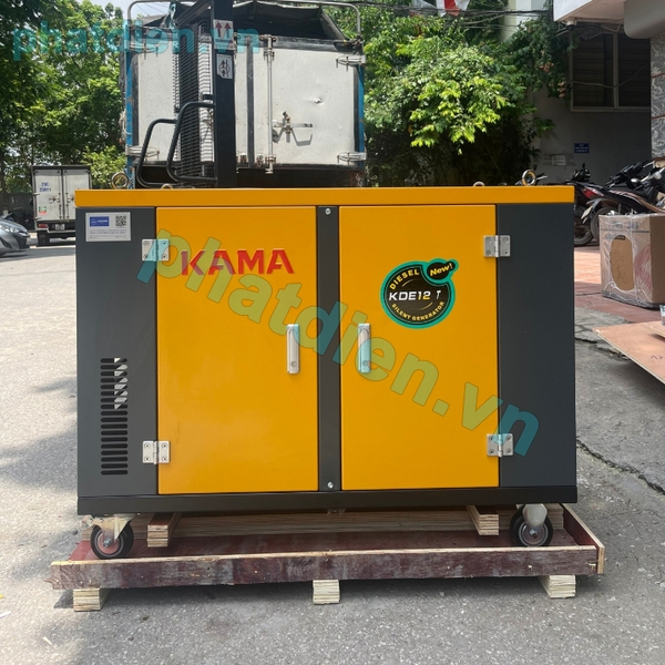 Máy Phát Điện Chạy Dầu 10Kw Kama KDE12T-1