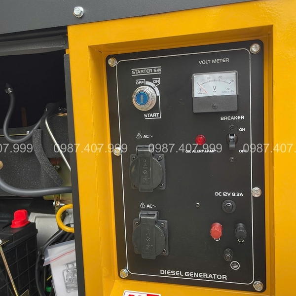 Máy Phát Điện Chạy Dầu Lutian 8Kw 8GF-LDEF