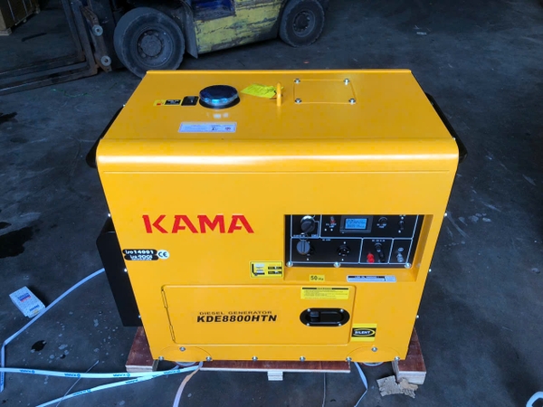 Máy phát điện chạy dầu 6kW Kama KDE8800HTN
