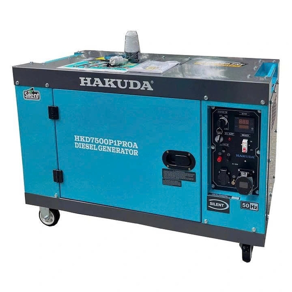 Máy Phát Điện Chạy Dầu HAKUDA HKD7500P1PROA 7KW Siêu Cách Âm