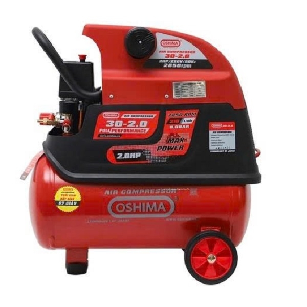 Máy Nén Khí Có Dầu 2HP 30L Oshima