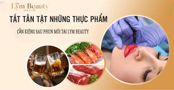Phun môi nên kiêng gì? Những loại thực phẩm cần kiêng ăn