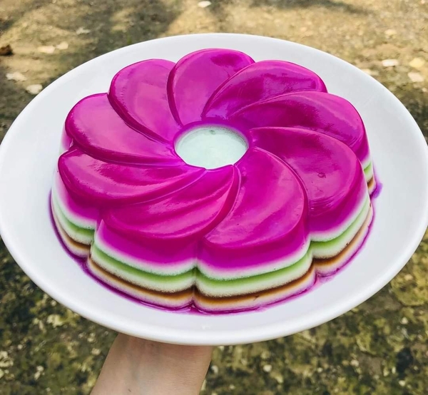 000356K18_Khuôn Nhựa 20cm làm bánh Rau Câu Nhận Xôi