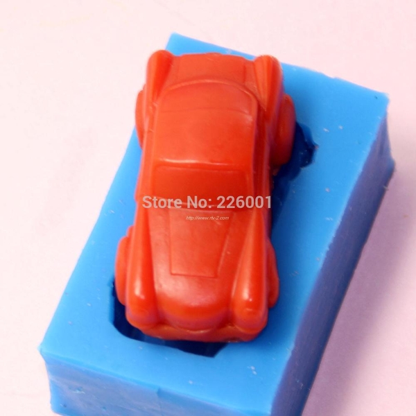 Khuôn silicon xe Ô tô tạo hình cho bánh rau câu 3D, 4D