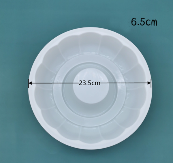000083K17_Khuôn silicon đổ cốt bánh rau câu 4d