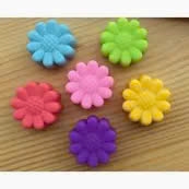 000520K5_Set Khuôn silicon Hoa Cúc 5cm - 1 Bộ 10 khuôn 5cm