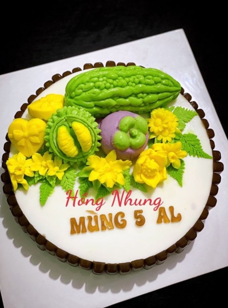 000577K13_Khuôn silicon quả Mướp Đắng (Khổ Qua) làm bánh rau câu 3D 4D nhấn xôi, fondant, socola, nến hanmade        _