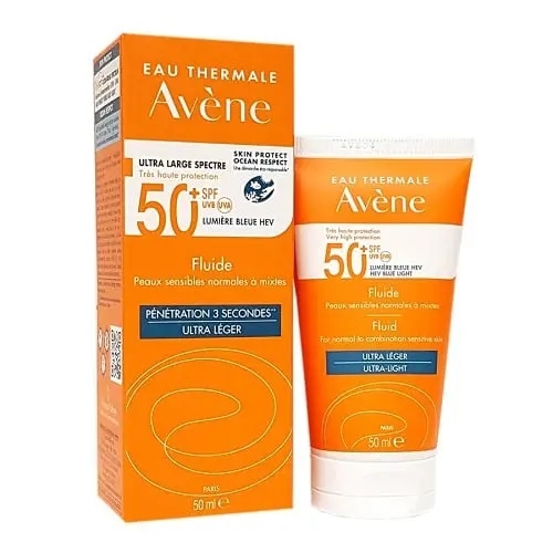 Kem Chống Nắng ​Avene Fragrance-free Fluid 3-Second Absorption Ultra-Light Mẫu Mới 2022