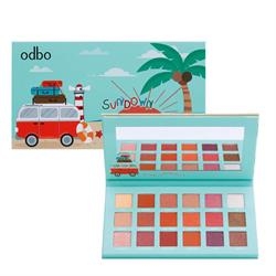 Bảng Phấn Mắt 18 Ô Odbo Sundown 18 Color Eyeshadow Palette