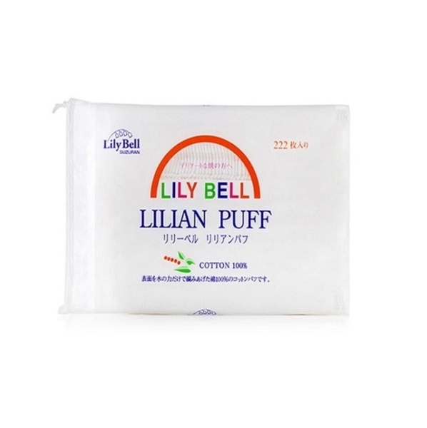 Bông Tẩy Trang LilyBell Lilian Puff Cotton 222 Miếng
