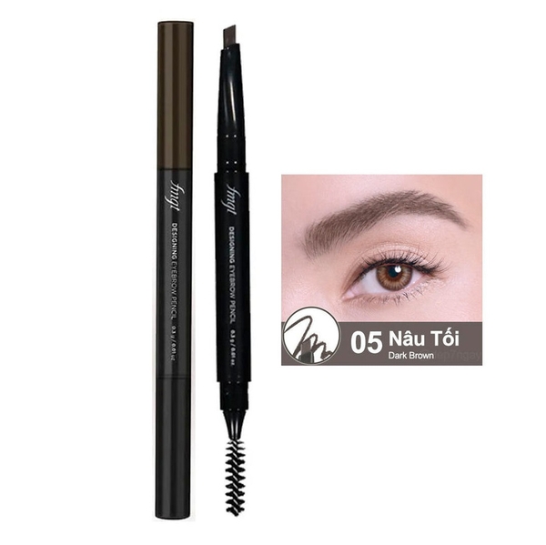 Chì Kẻ Mày 2 Đầu The Face Shop Designing Eyebrow Pencil