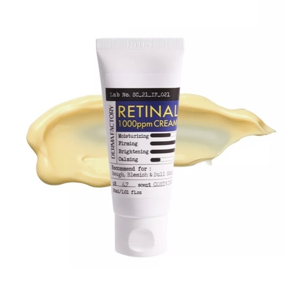 Kem Dưỡng Da Ban Đêm Chống Lão Hoá Derma Factory Retinal 1000ppm Cream