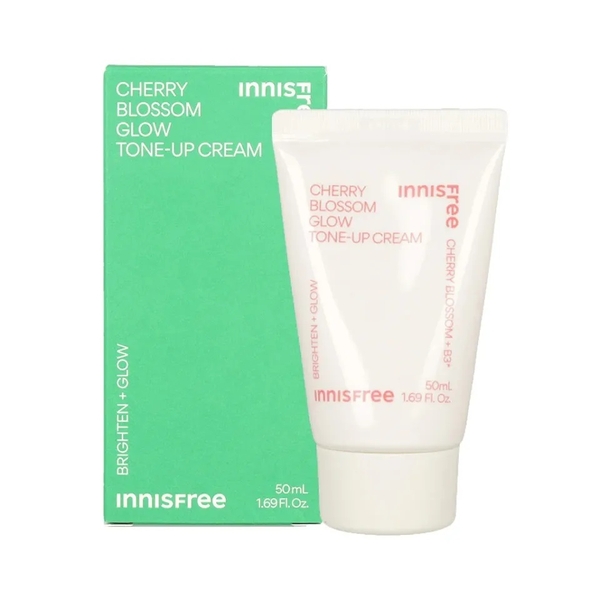 Kem Dưỡng Trắng Nâng Tone Da Innisfree Jeju Cherry Blossom Glow Tone-up Cream