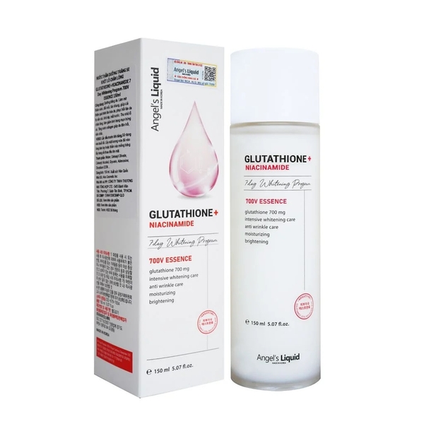 Nước Thần Dưỡng Trắng Da Angel's Liquid Tone Up Whitening Program Glutathione Treatment Essence 150ml