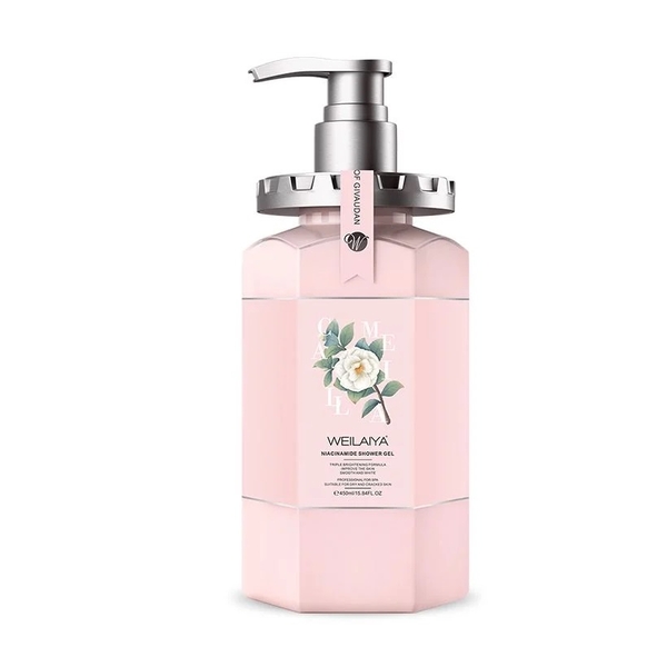 Sữa Tắm Trắng Da Hoa Trà Weilaiya Niacinamide Shower Gel