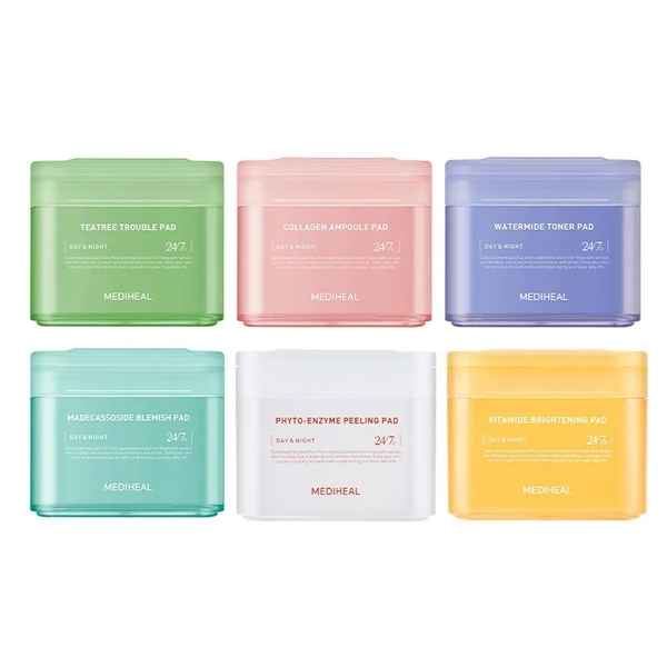 Nước Hoa Hồng Dạng Miếng Mediheal Toner Pad