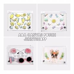 Túi Đựng Đồ Trang Điểm AOA Studio Clear Makeup Pouch