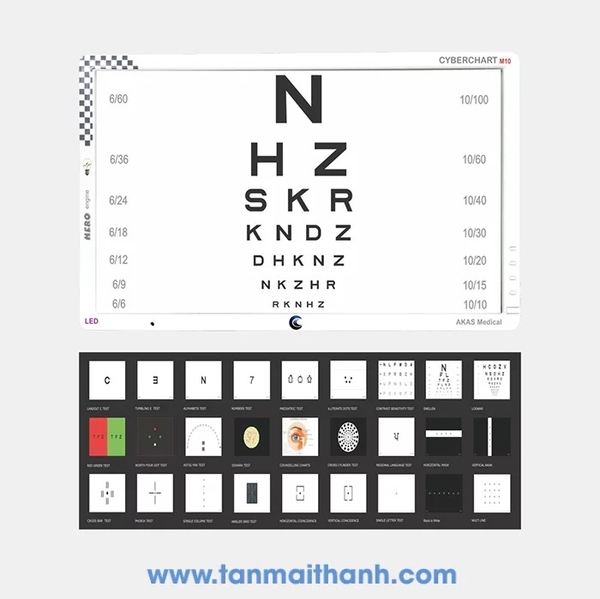 Bảng kiểm tra thị lực điện tử Cyberchart M10 | Tân Mai Thành