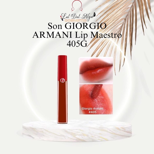Son GIORGIO ARMANI Lip Maestro 405G | Lật Đật Nga Cosmetic