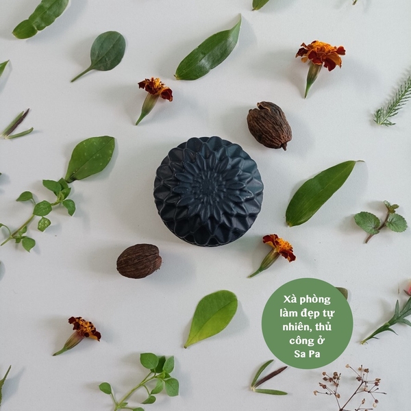 Natural Beauty Soap with Bamboo Charcoal, Mint & Triet Hay Zang extracts