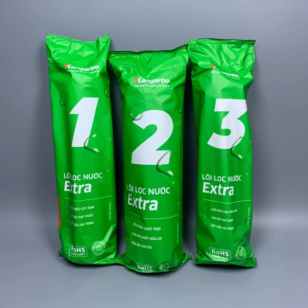 Trọn bộ 6 lõi lọc nước Kangaroo chính hãng dùng cho máy lọc nước Kangaroo KG113