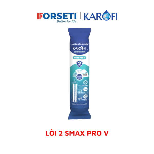 Bộ 3 Lõi Lọc Thô 123 Smax Pro V KAROFI dành cho máy KAQ-D58, KAQ-U96, KAD-L56, KAE-S85... (Công nghệ Smart Connect)
