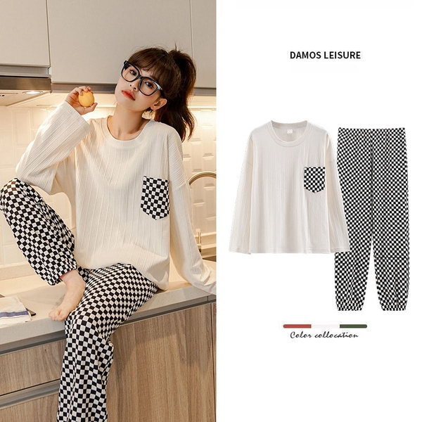 Bộ ngủ thu đông Cotton dài tay (17 kiểu dáng hot thu đông 2023)
