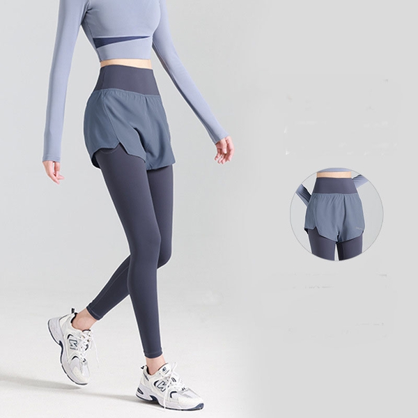 Quần Yoga nữ tập Gym có quần Short liền che