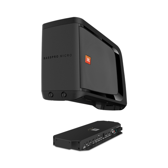 Loa SUB cốp xe ô tô JBL BassPro Micro BLK
