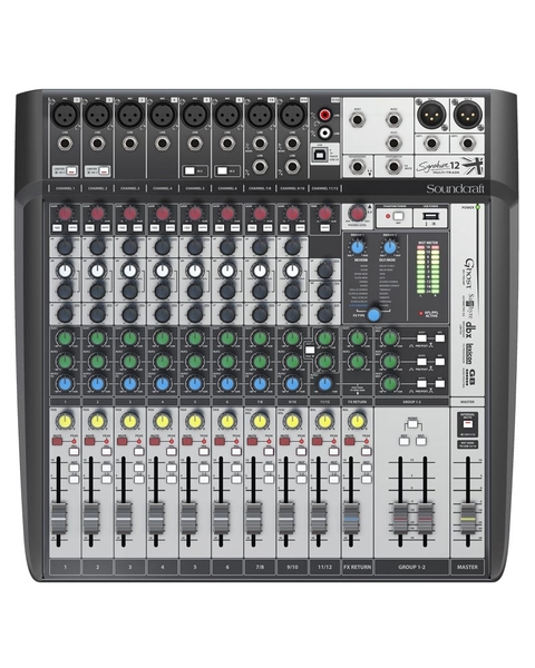 Mixer analog SOUNDCRAFT SIGNATURE 12MT - Hàng Chính hãng PGI
